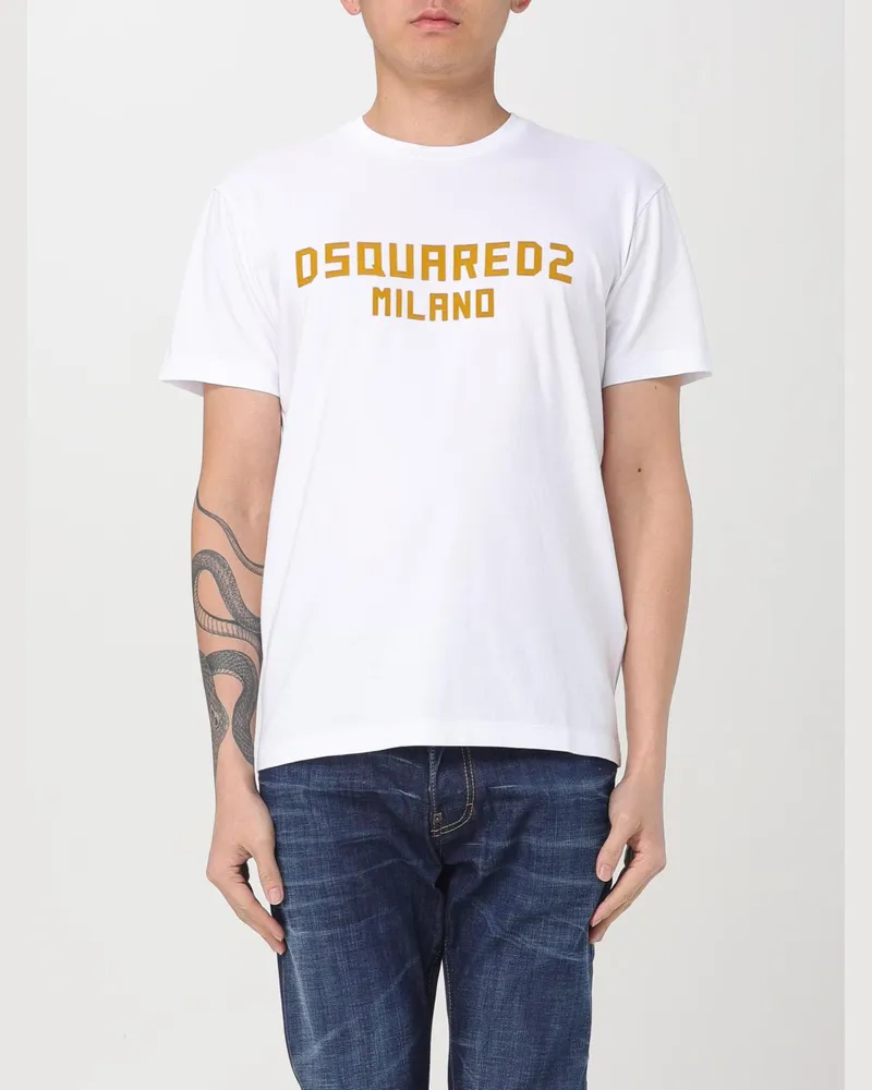 Dsquared2 Milano Logo T-Shirt Weiß