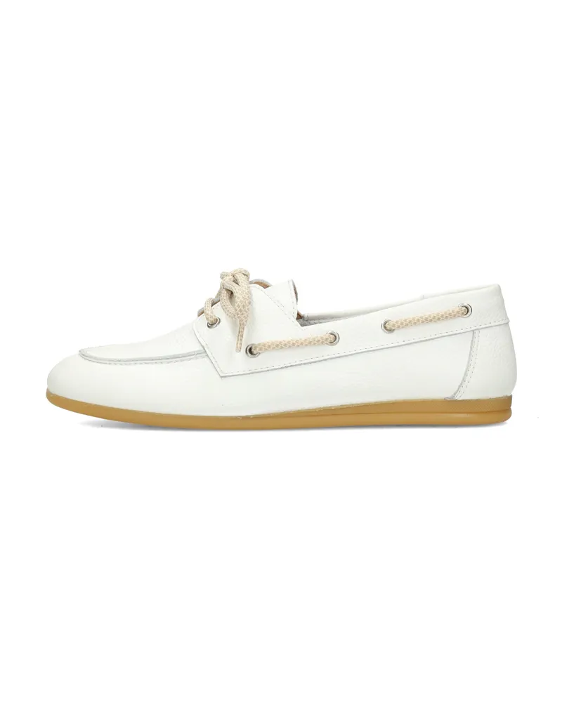 PS Poelman Callie Damenloafer - Wollweiß Wollweiß