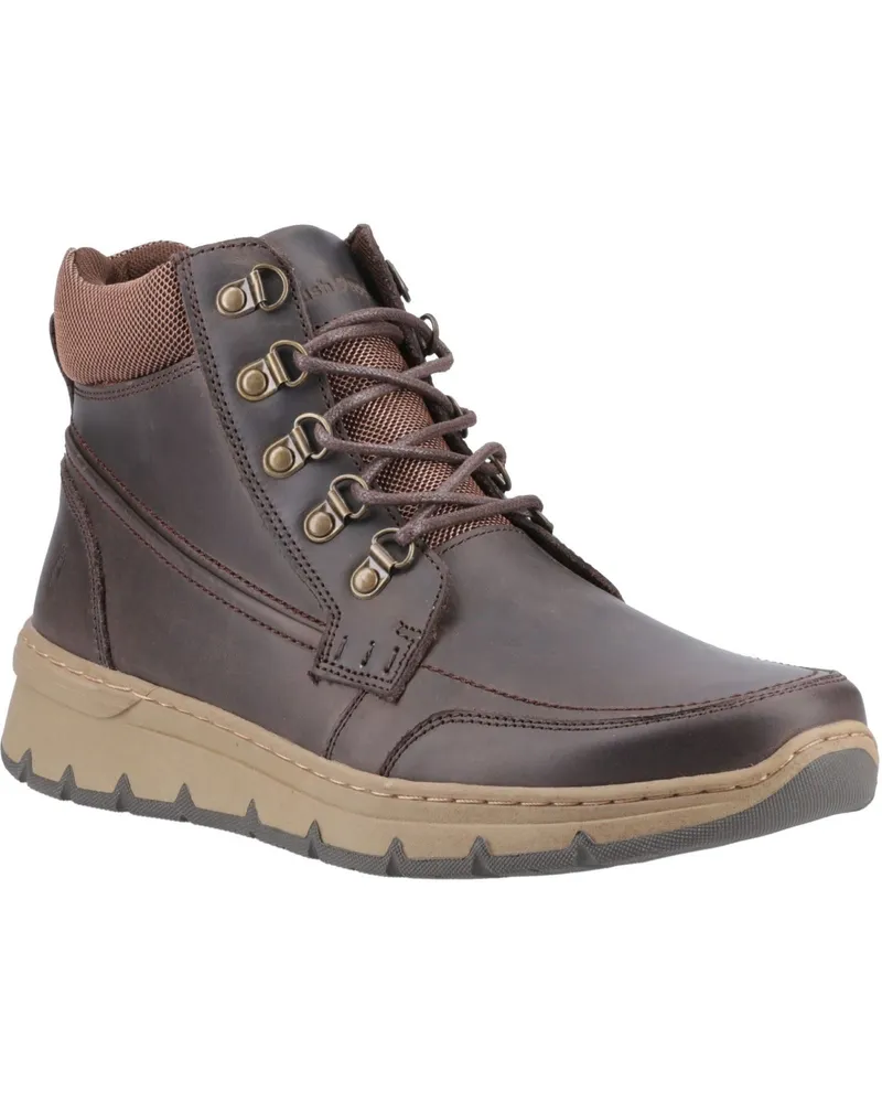 Hush Puppies Nixon Leder Stiefeletten (Herren) - Braun Braun