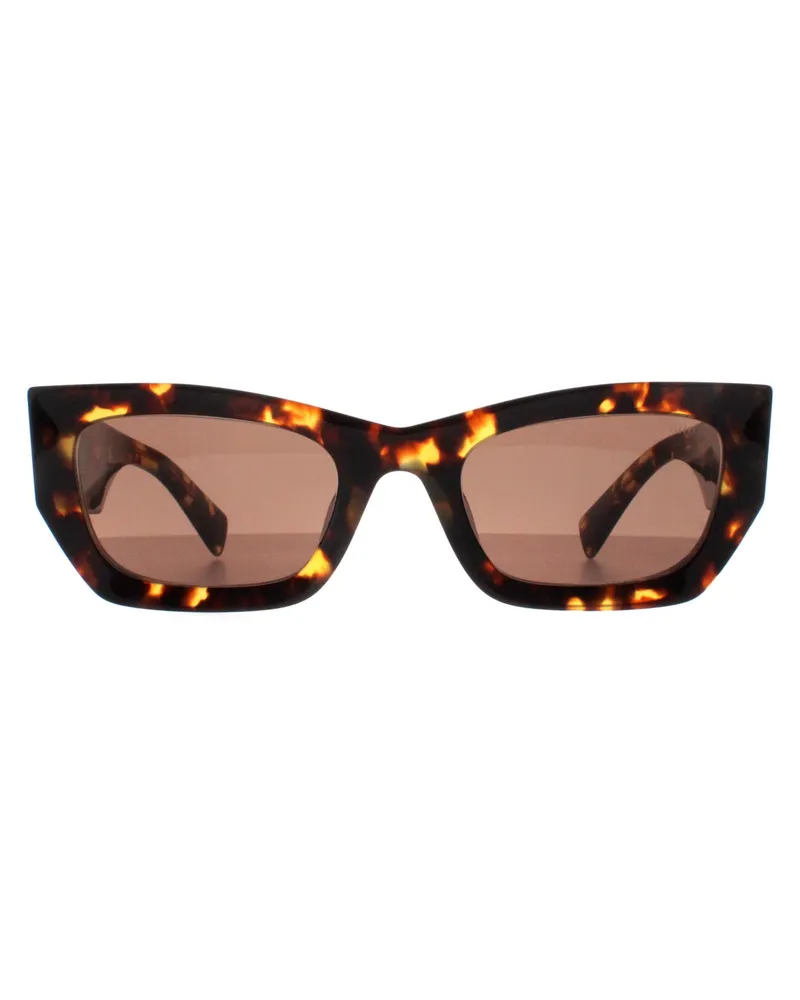 Miu Miu MU09WS VAU06B Honig havanna dunkelbraun Sonnenbrille Braun