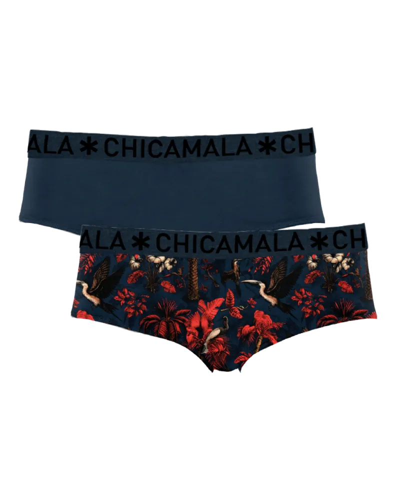 Muchachomalo Chicamala Boxershorts – 3er-Pack – Mädchenunterwäsche Mehrfarbig