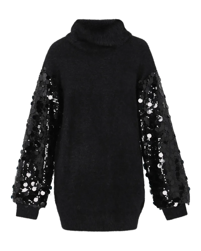 IZIA Kleid Frauen Schwarz Schwarz