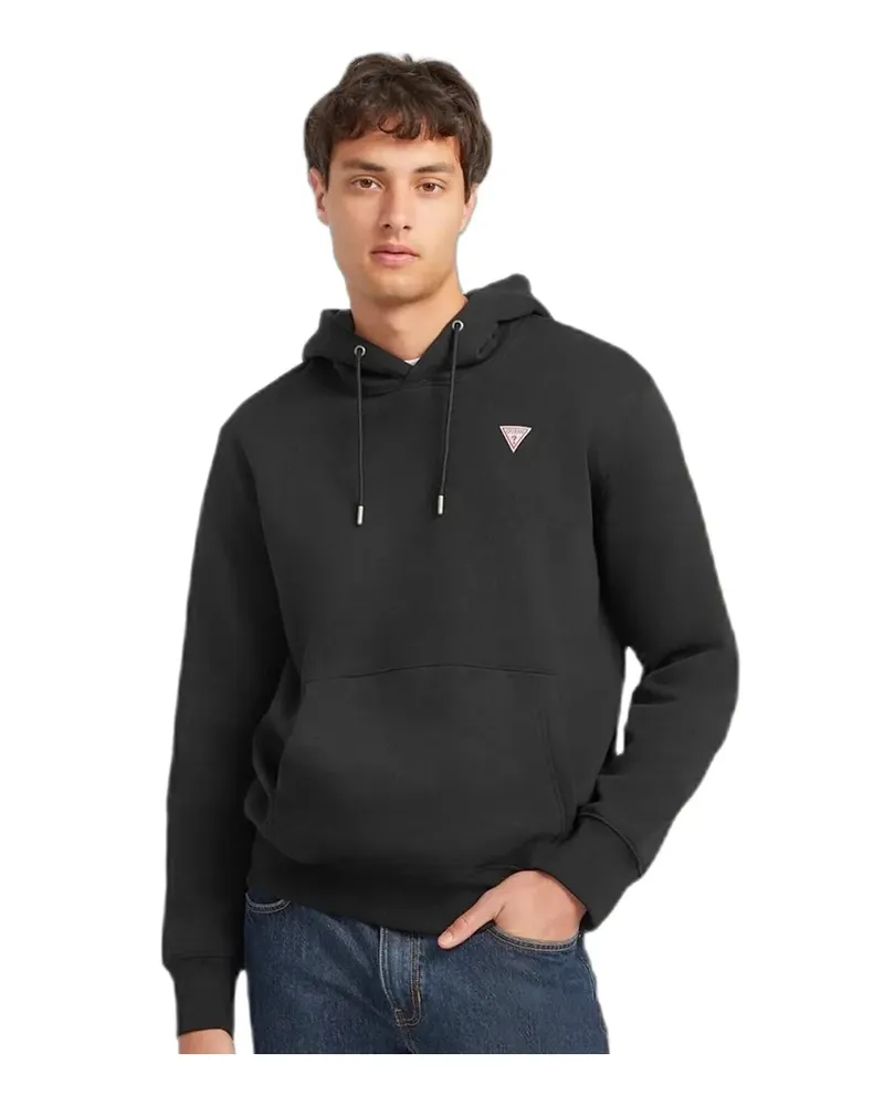 Guess Herren Mini Triangle Sweatshirt Schwarz