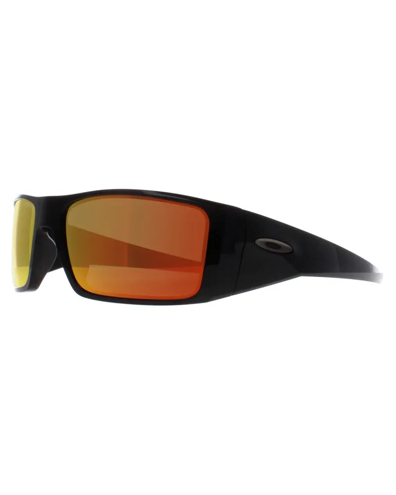 Oakley Wrap Unisex Poliert Schwarz Prizm Ruby Heliostat Schwarz