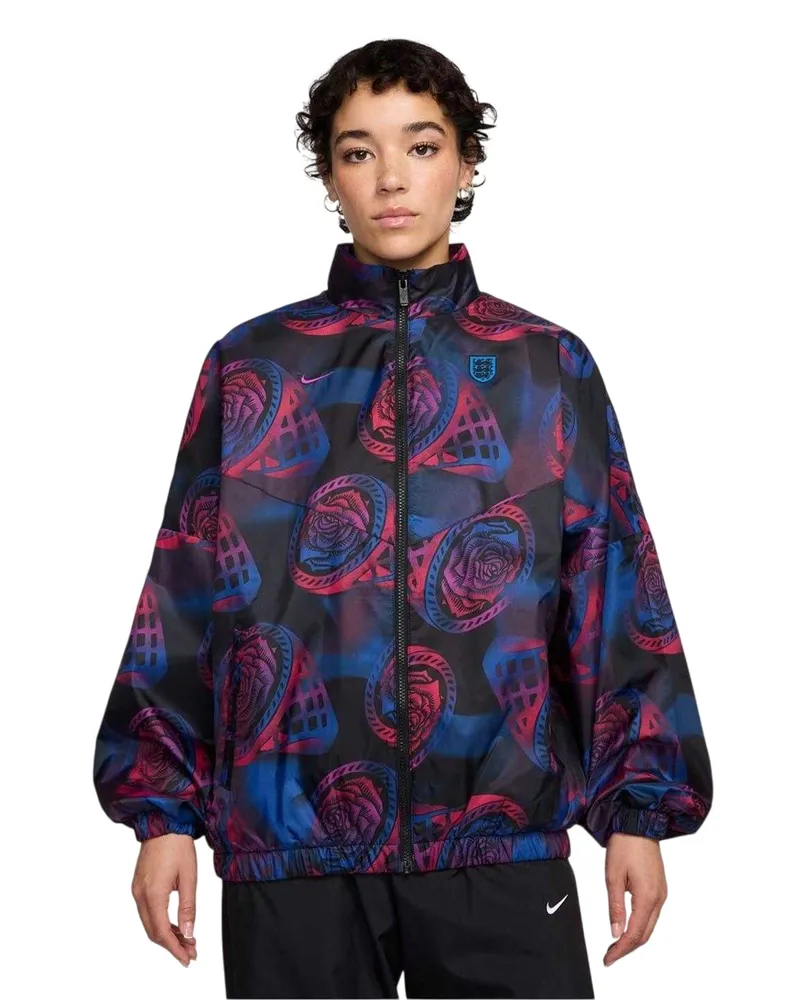 Nike Essential" Windrunner Jacke für Damen (Schwarz Schwarz