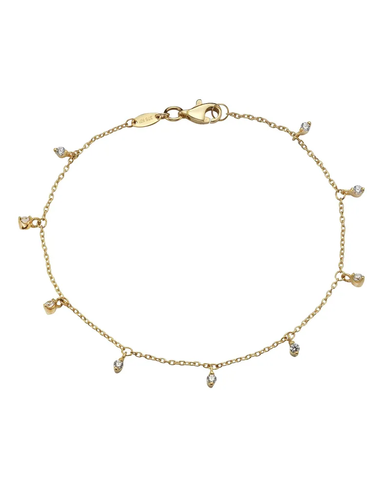 Celesta Gold Armband 375 Gold mit Zirkonia Gold