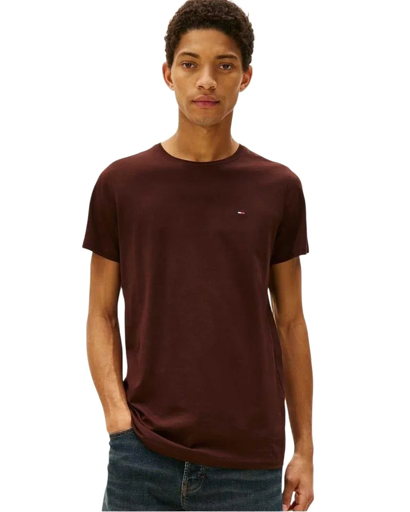 Tommy Hilfiger T-Shirt für Herren, Lose (Braun Braun