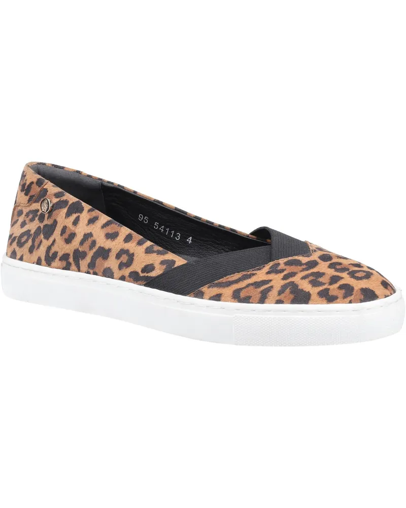 Hush Puppies Womens/Ladies Tiffany Leopard Print Wildleder Schuhe (Braun Braun