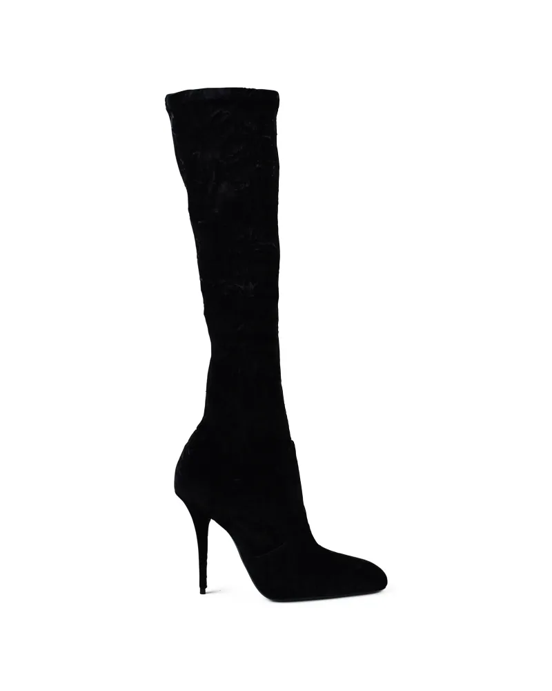 Saint Laurent Talia Stiefel Schwarz Schwarz