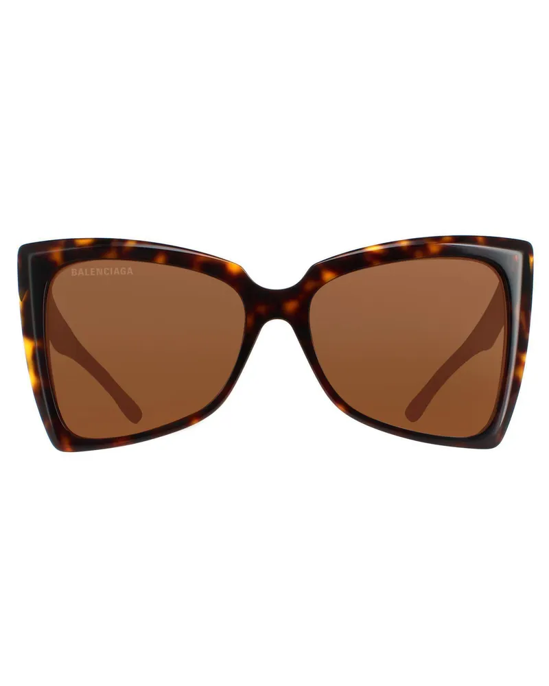 Balenciaga Schmetterling Damen Havanna Braun BB0174S Braun
