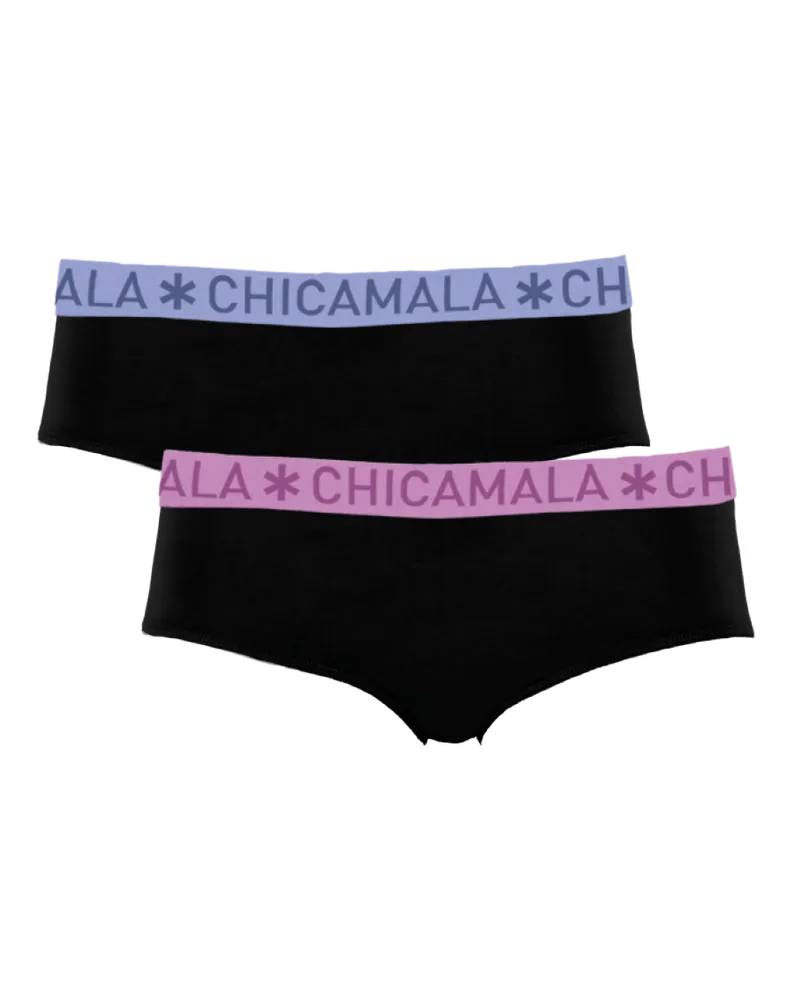 Muchachomalo 2er-Pack Damen-Slips „Chicamala" - Mehrfarbig Mehrfarbig