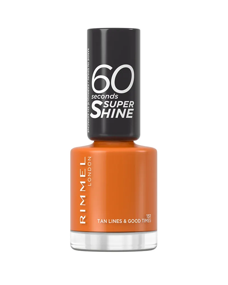 Rimmel London 60 Seconds Super Shine Esmalte De Uñas #151-tan Lines & Good Times 8 ml 