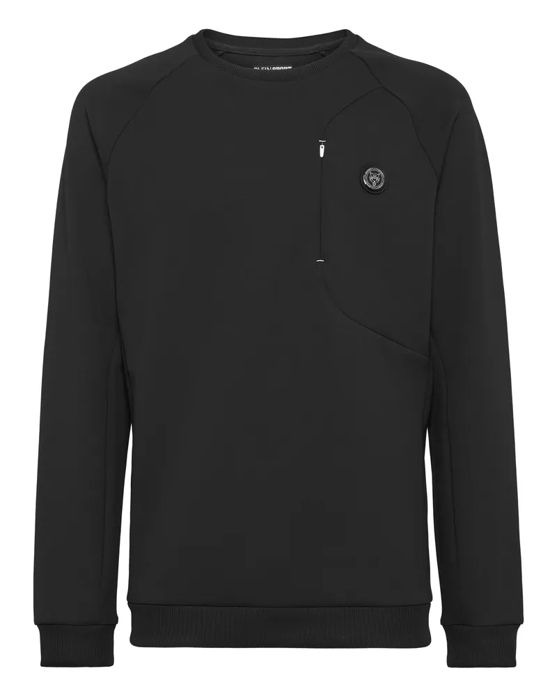 Philipp Plein Sweatshirt Racing Schwarz