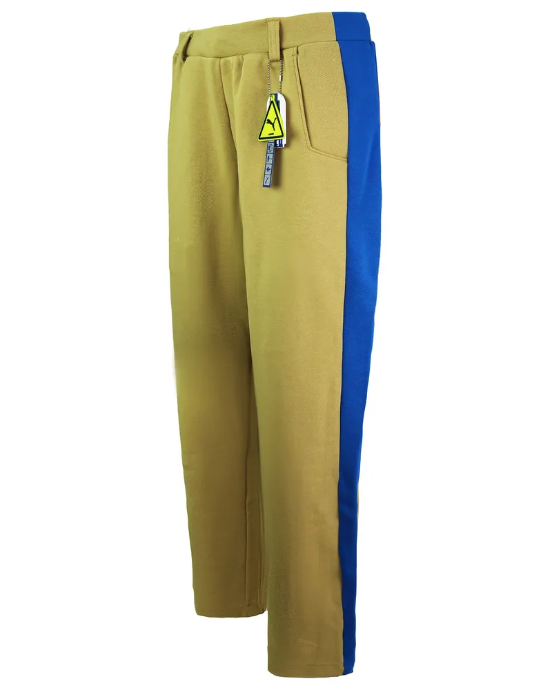 Puma x Ader Error T7 Overlay Braune Damen-Jogginghose Blau