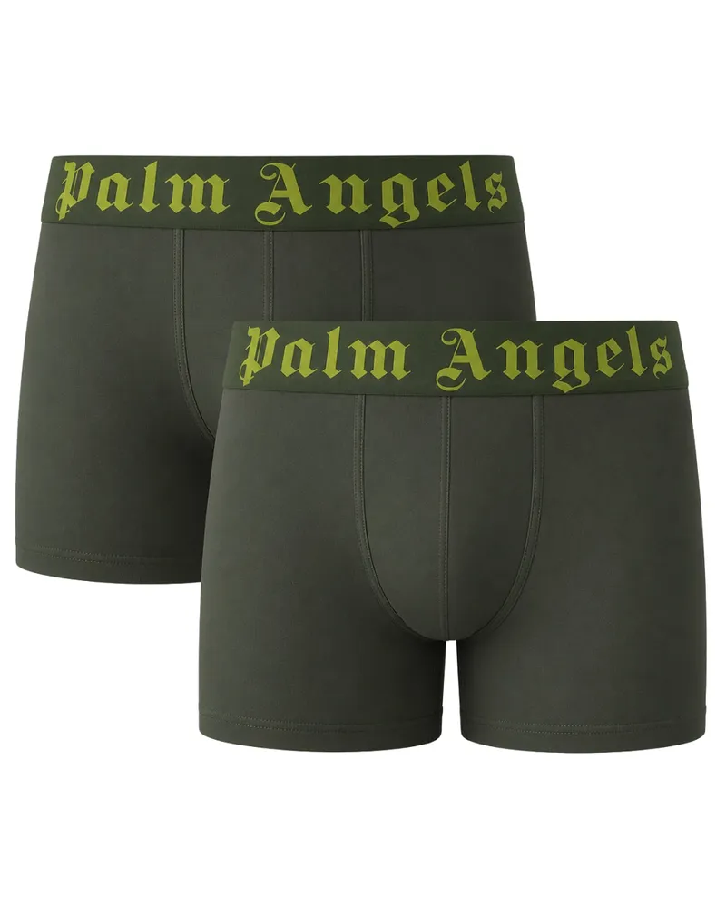 Palm Angels Boxershorts in Oliv Mehrfachpack Oliv