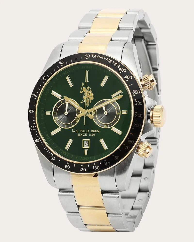 U.S. Polo Assn.  Uhr Charles Gent Uhr Silber
