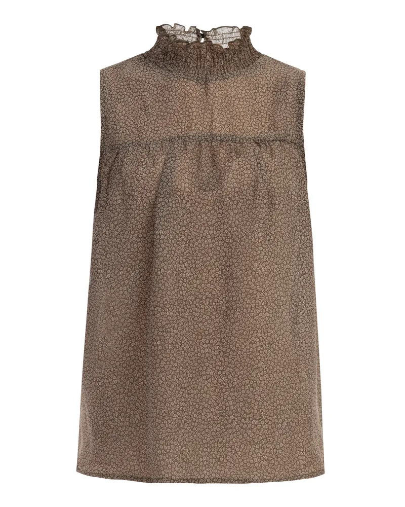 DreiMaster Bluse Damen Olivenwollweiß Oliv