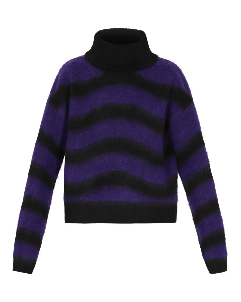 My Mo Pullover für Damen, gerader Schnitt - Lila Lila
