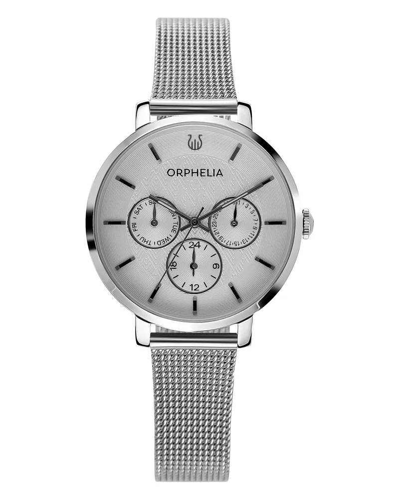 Orphelia Derby Damen-Armbanduhr, silberfarben, OR22900 Silber