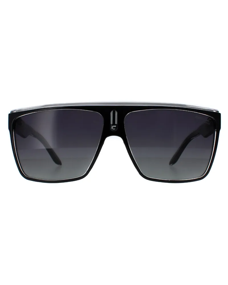 Carrera Shield Unisex Schwarz Weiß Grau Gradient Polarisiert 22 Schwarz