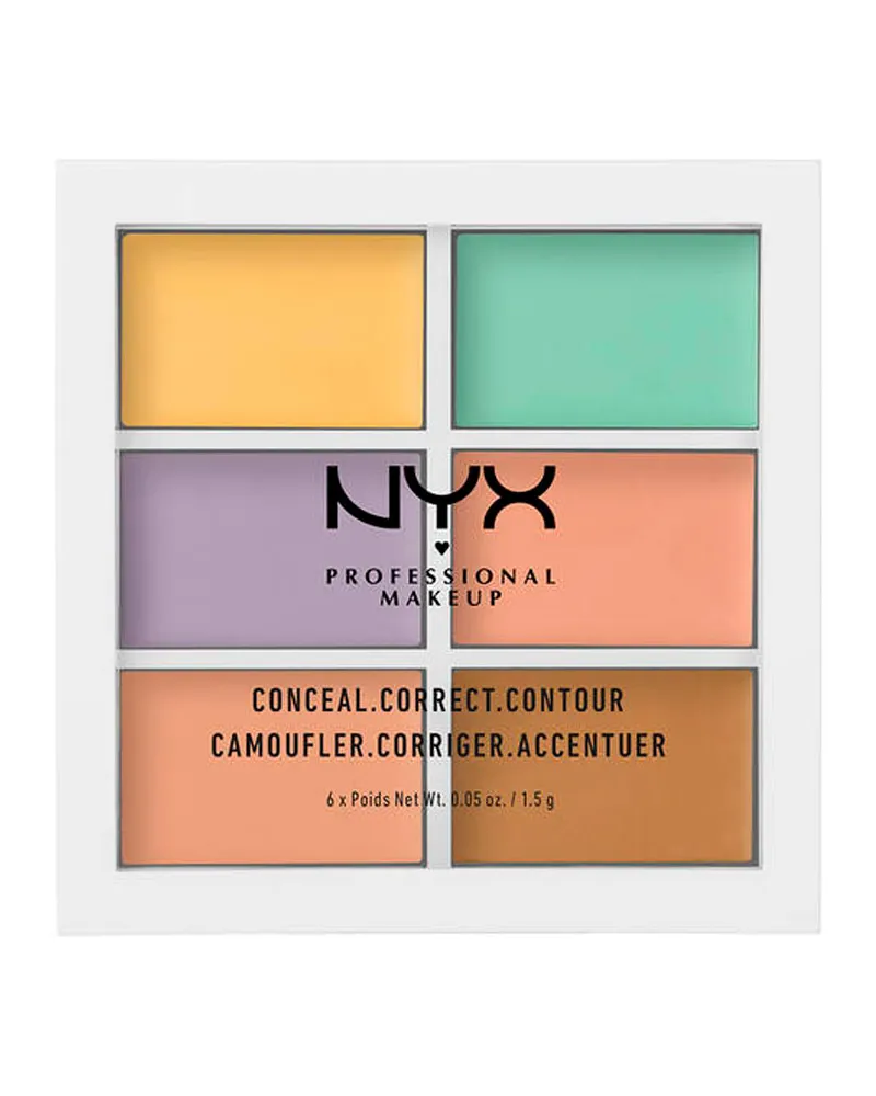 NYX Cosmetics Conceal Correct Contour Palette 6 X 1,5 gr 