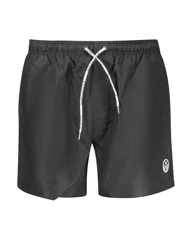 North Sails Schwarze Polyester Herren Schwimm-Boxer Schwarz