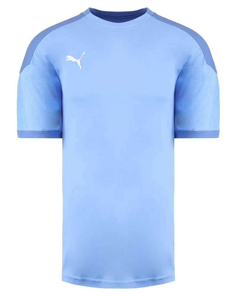 Puma Drycell Teamfinal 21 Hülsenmänner Hellblue Training Jersey T-Shirt 656481 18 Blau