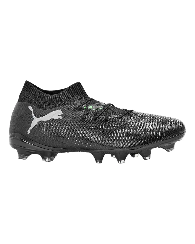 Puma Damen Future 8 Match Knöchelhohe Fußballschuhe für Kunstrasen (Schwarz/Grün Schwarz