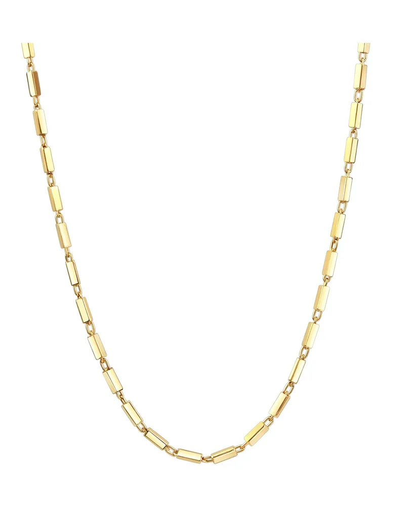 Celesta V Kette 925/- Sterling Silber vergoldet Stäbchen Gold