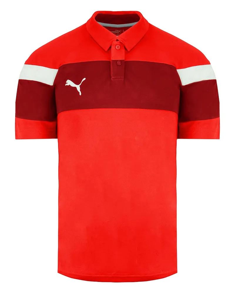 Puma Spirit II Herren Red Polo -Hemd Rot