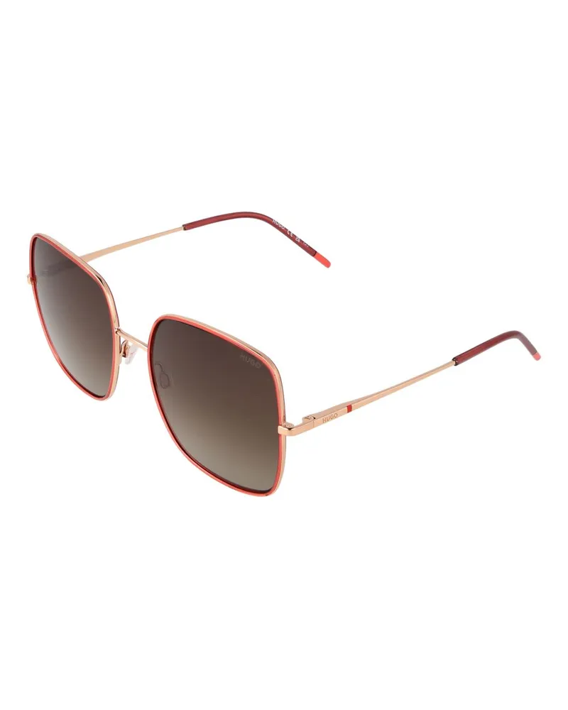 HUGO BOSS Mehrfarbige Metall-Sonnenbrille - Rot Rot