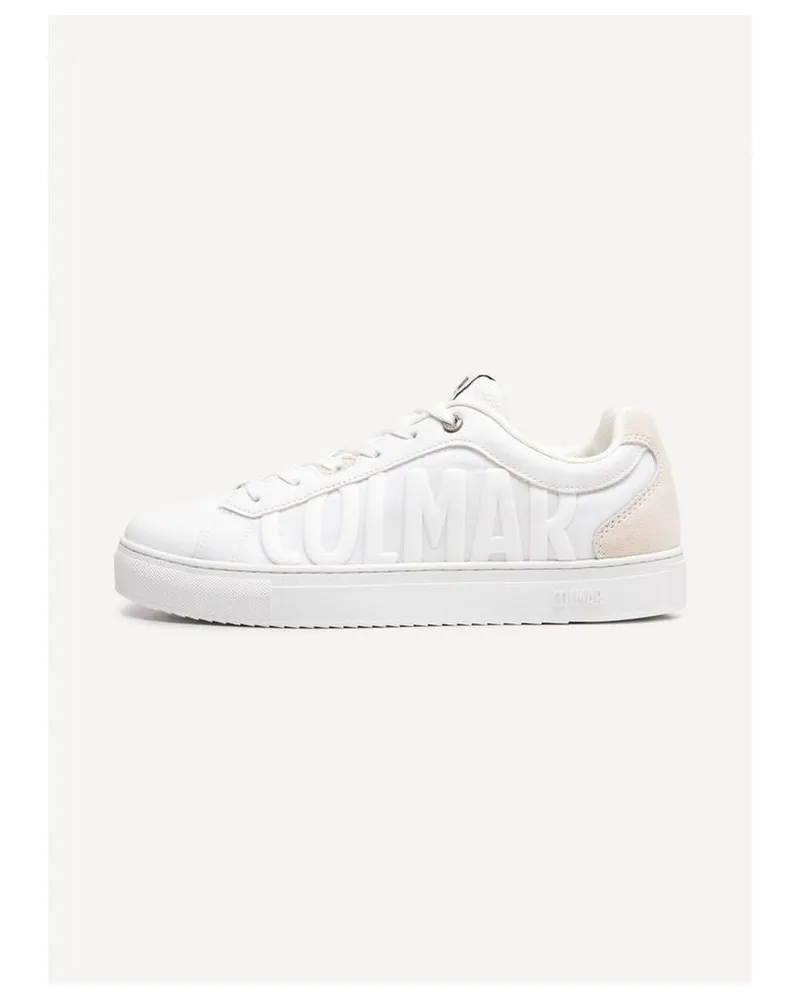 Colmar Weiße Nylon Low-Top-Sneaker Weiß