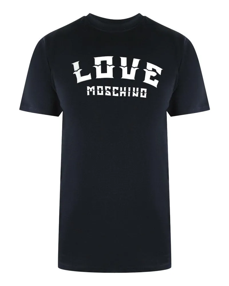 Moschino T-Shirt für Herren, Logo (Schwarz Schwarz