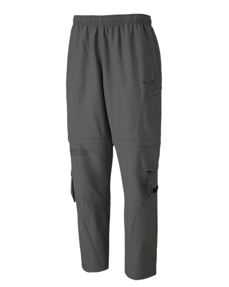 Puma x First Mile Mens 2 in 1 Trackhose Grau 519022 02 Grau