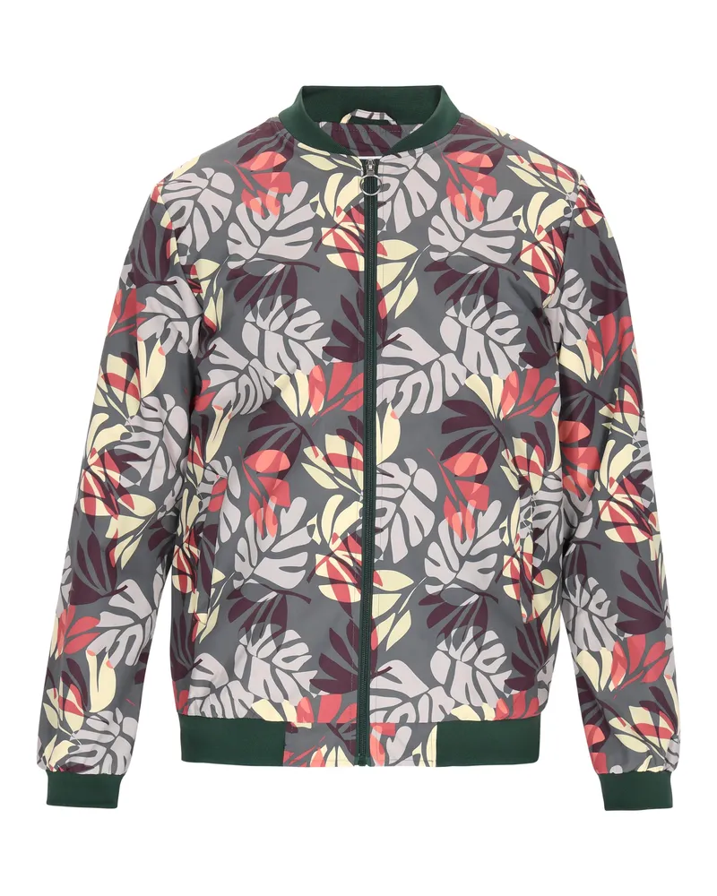 My Mo Jacke Männer grau mehrfarbig Grau
