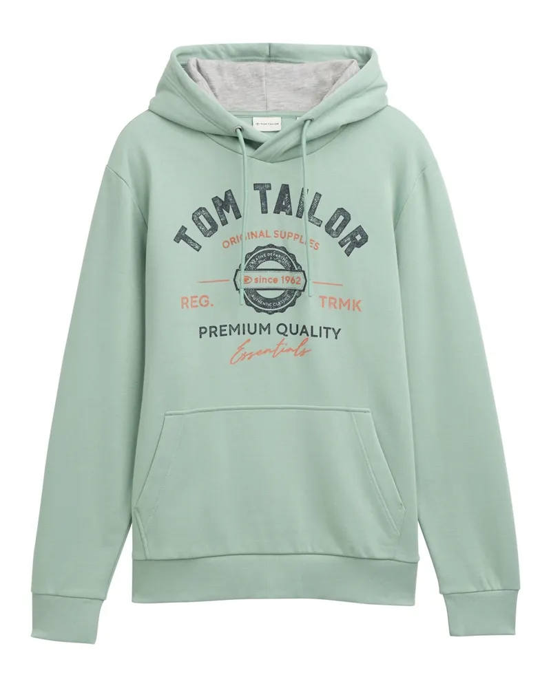 Tom Tailor Kapuzensweatshirt Hellgrün