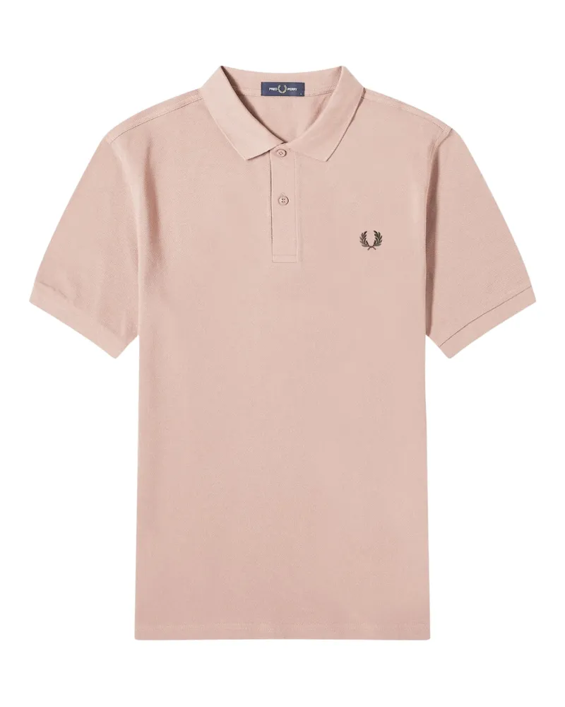 Fred Perry Klassisches Dunkelrosa Polohemd Altrosa