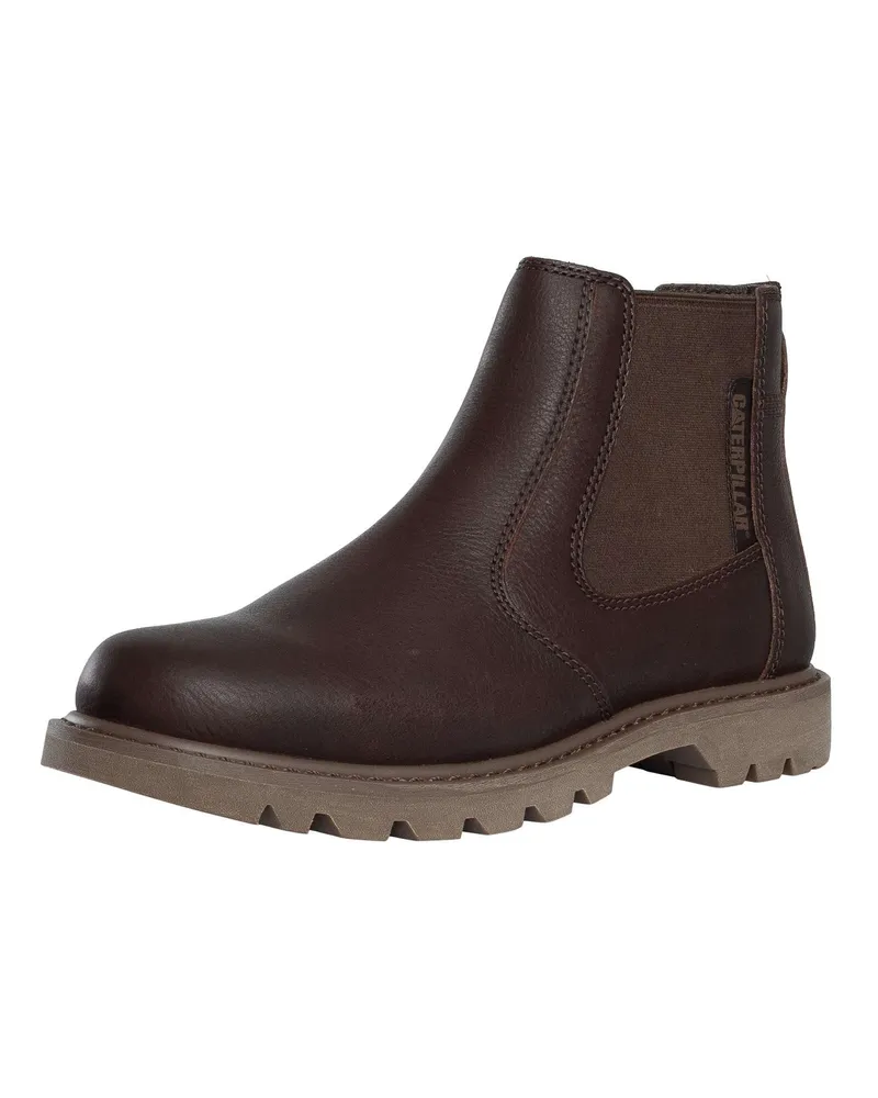 Caterpillar Footwear Colorado 2.0 Chelsea-Lederstiefel, Braun Braun