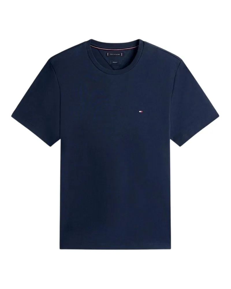 Tommy Hilfiger T-Shirt für Herren, Rundhalsausschnitt, Regulär, kurzärmlig (Weiß Weiß