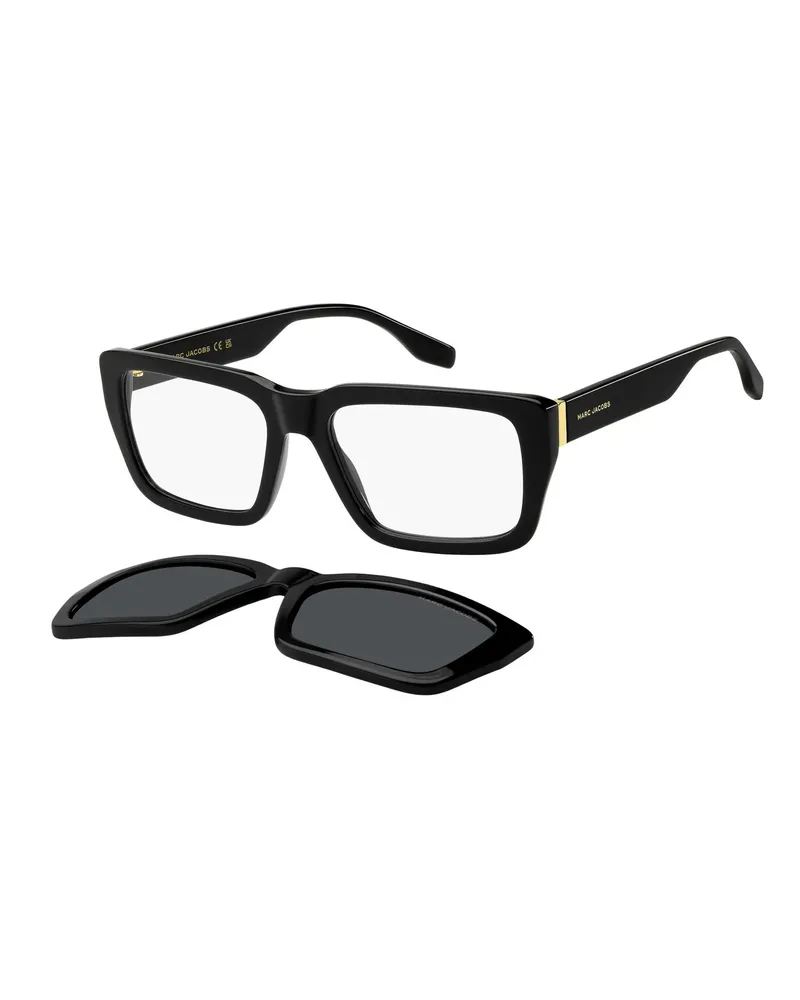 Marc Jacobs Brillenfassung mit Sonnenbrillen-Clip MARC 849/C 2M218 56 Schwarz