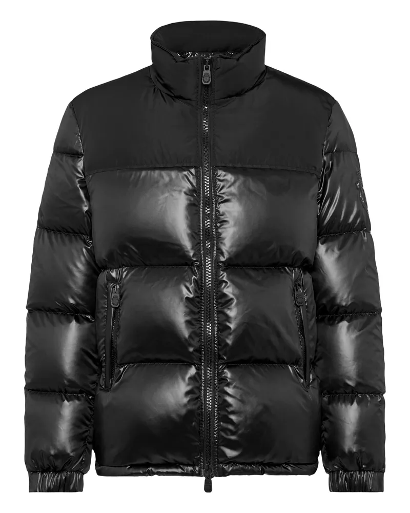 Billionaire Daunenjacke Crest Schwarz