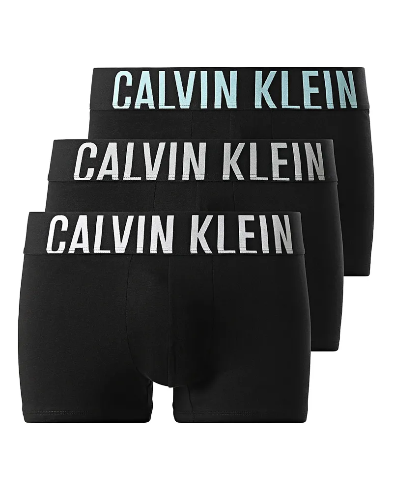 Calvin Klein Unterhosen 3er-Pack Boxers schwarz Schwarz