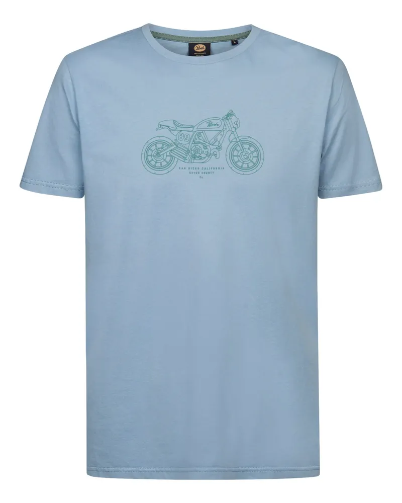 Petrol Industries T-Shirt Hellblau