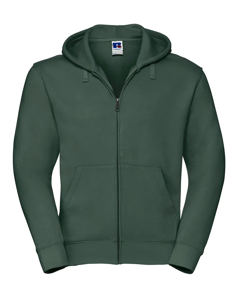 Russell Athletic Russell - "Authentic" Hoodie mit durchgehendem Reißverschluss für Herren (Flaschengrün Grün