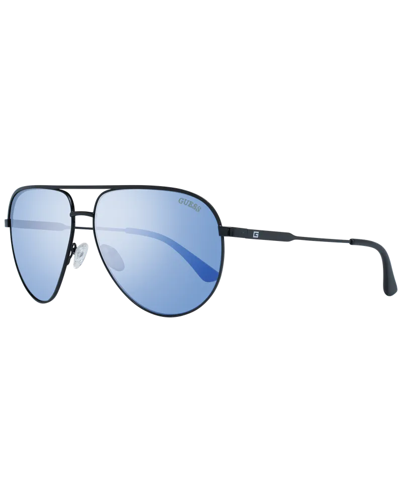 Guess Sonnenbrille GF5083 01X Schwarz Blau Verspiegelt Schwarz