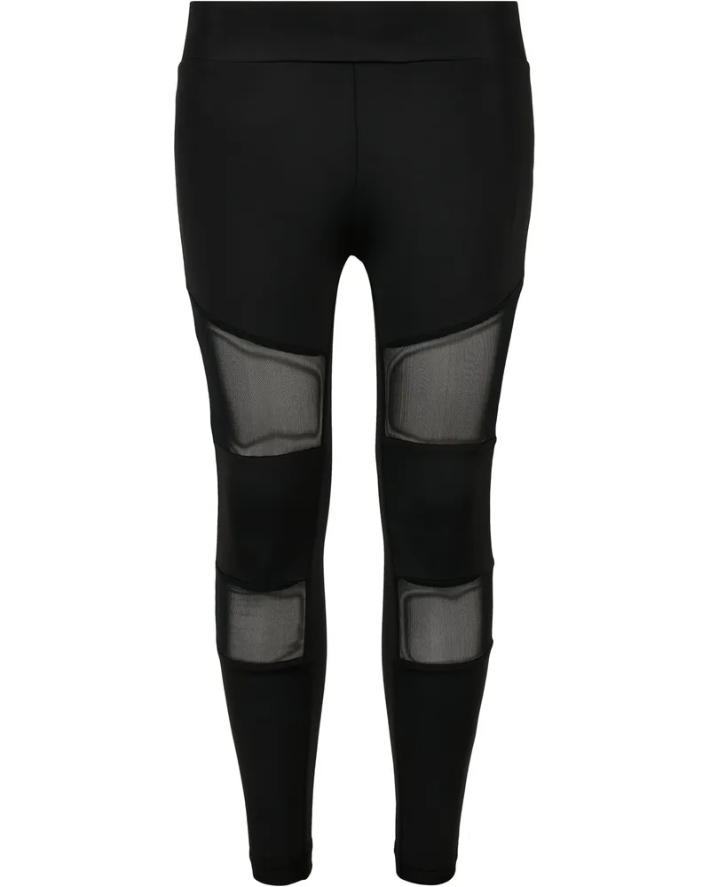 Urban Classics Leggings für Mädchen (Schwarz Schwarz