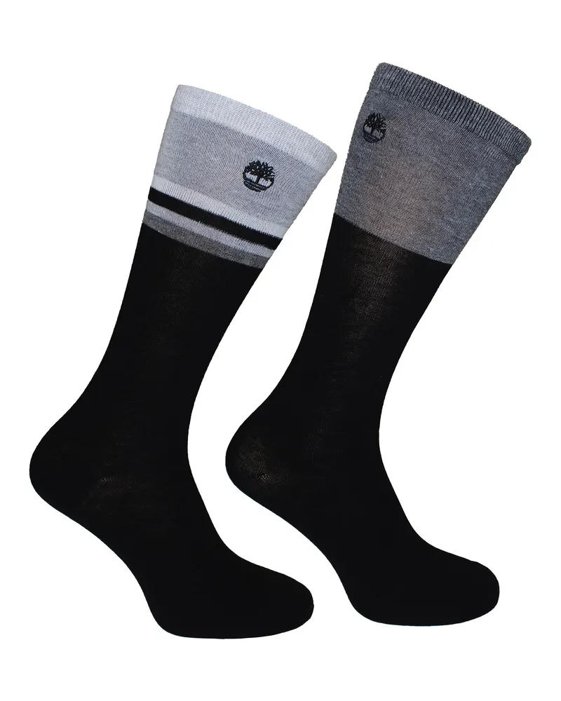 Timberland 2er-Pack Multi Stripe Herren Mehrfarbige Socken Mehrfarbig