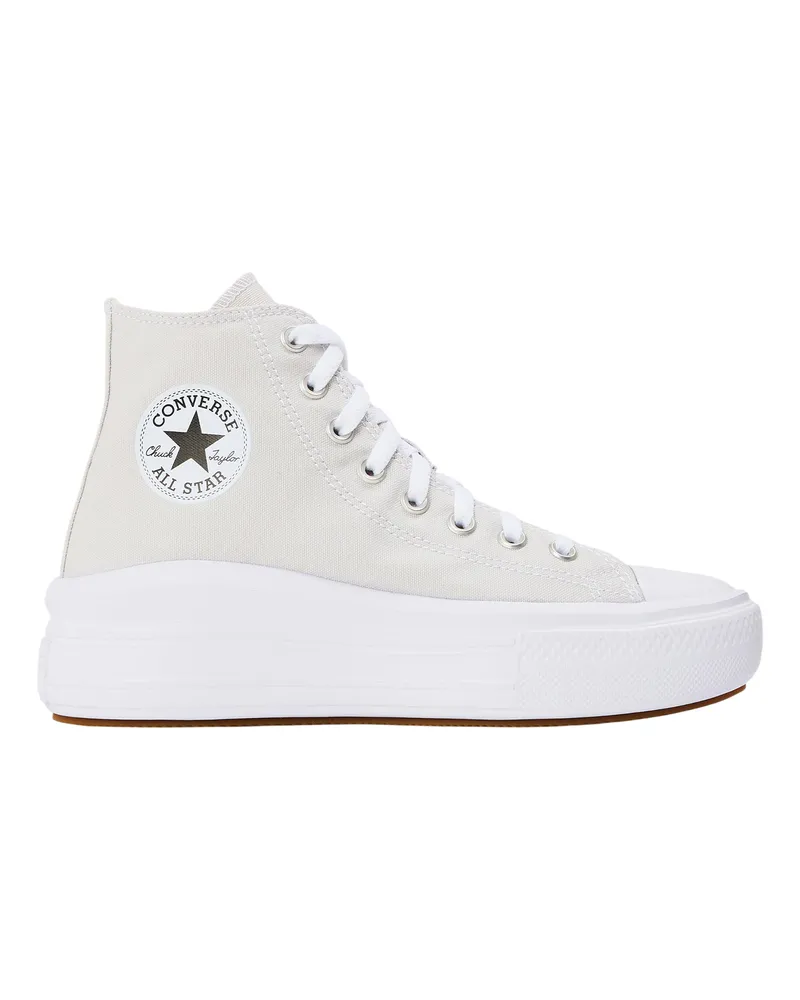 Converse Chuck Taylor" High Top Turnschuhe für Damen, Canvas, Plattform-Absatz (Grau Grau