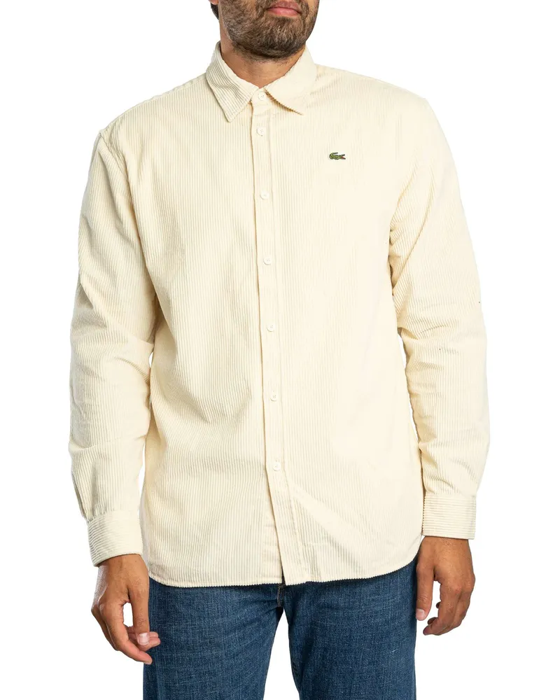 Lacoste Freizeithemd, Beige Beige