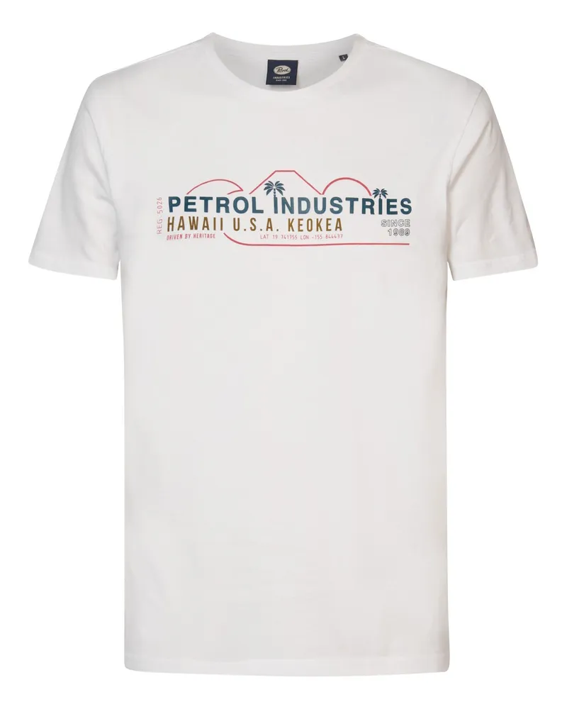 Petrol Industries T-Shirt Weiß